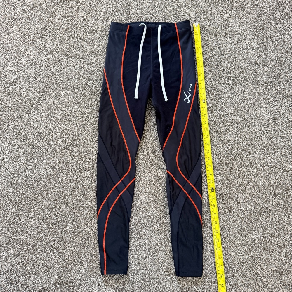 CW-X Insulator Endurance Pro Compression Tights Women M Black Orange Running